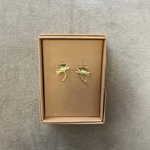 Load image into Gallery viewer, Ginkgo leaf earrings
