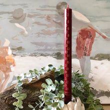 Load image into Gallery viewer, Christmas Advent candle - red
