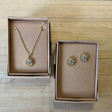 Load image into Gallery viewer, Celestial sun earrings
