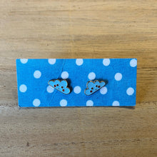 Load image into Gallery viewer, Clouds enamel earrings
