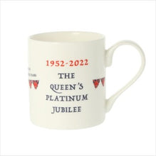 Load image into Gallery viewer, Platinum Jubilee bunting mug
