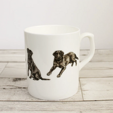 Load image into Gallery viewer, Black labrador mug
