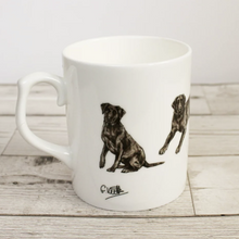 Load image into Gallery viewer, Black labrador mug
