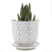 Load image into Gallery viewer, Liberte 4 - pot &amp; sauce - blue feathers
