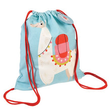 Load image into Gallery viewer, Dolly llama drawstring bag
