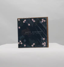 Load image into Gallery viewer, Happy birthday lovely one botanical card

