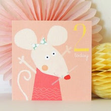 Load image into Gallery viewer, Age two mouse card
