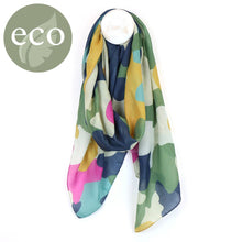 Load image into Gallery viewer, Mix oversize camo print scarf - khaki
