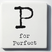 Load image into Gallery viewer, Alphabet ceramic coaster
