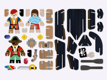 Load image into Gallery viewer, Pirate island play set
