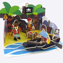 Load image into Gallery viewer, Pirate island play set
