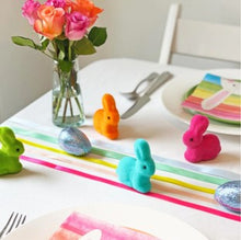 Load image into Gallery viewer, Rainbow Easter bunnies decorations

