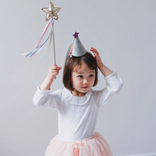 Load image into Gallery viewer, Rainbow ribbon star wand
