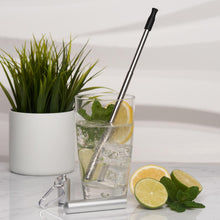 Load image into Gallery viewer, Travel straw - silver
