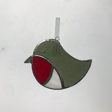 Load image into Gallery viewer, Handmade glass robin - medium
