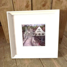 Load image into Gallery viewer, The Rose &amp; Crown print in a frame
