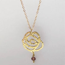 Load image into Gallery viewer, Bespoke Raindrops on Roses jewellery - brass bracelet
