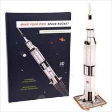 Load image into Gallery viewer, Space rocket 3D puzzle

