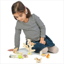 Load image into Gallery viewer, Stacking garden friends toy
