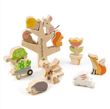 Load image into Gallery viewer, Stacking garden friends toy
