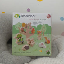 Load image into Gallery viewer, Stacking garden friends toy
