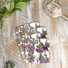 Load image into Gallery viewer, The Mulberry collection - Pure - set of 4 coasters
