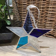Load image into Gallery viewer, Handmade glass star - The Skye - medium
