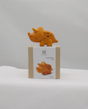Load image into Gallery viewer, Wooden triceratops
