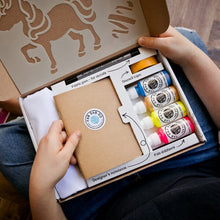 Load image into Gallery viewer, Fab dab do unicorn t-shirt kit

