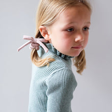 Load image into Gallery viewer, Velvet bow mini scrunchies
