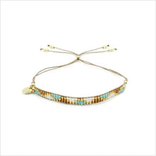 Load image into Gallery viewer, Wahiki aqua beaded friendship bracelet
