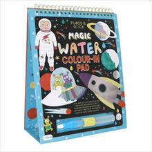 Load image into Gallery viewer, Magic colour changing water card, easel &amp; pen - space
