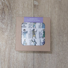 Load image into Gallery viewer, Women who changed the world coasters (set of 4)
