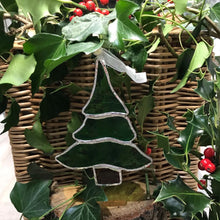 Load image into Gallery viewer, Handmade glass Christmas tree - medium
