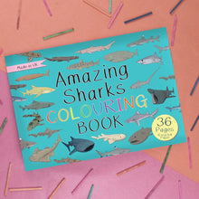 Load image into Gallery viewer, Amazing sharks colouring book
