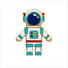 Load image into Gallery viewer, Astronaut enamel pin
