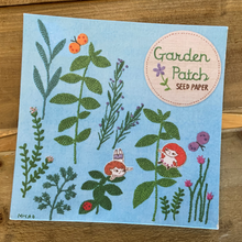 Load image into Gallery viewer, Garden patch seed paper - herbs assortment
