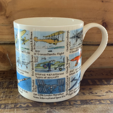Load image into Gallery viewer, History of flight mug
