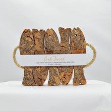 Load image into Gallery viewer, 5 fish marbled cork trivet
