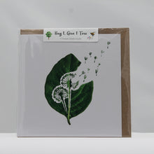 Load image into Gallery viewer, Leaf moments dandelion card
