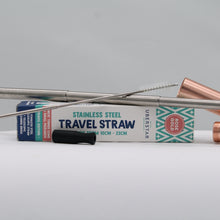 Load image into Gallery viewer, Travel straw - rose gold
