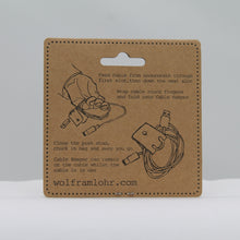 Load image into Gallery viewer, 2 pack cable keepers - grey/brown
