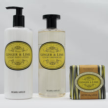 Load image into Gallery viewer, Ginger &amp; lime wrapped soap
