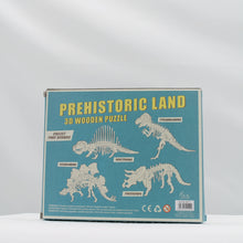 Load image into Gallery viewer, T-rex wooden puzzle
