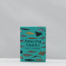 Load image into Gallery viewer, Amazing sharks fact cards
