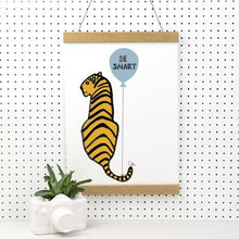 Load image into Gallery viewer, Tiger balloon 'Be smart' print only
