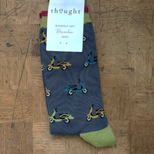 Load image into Gallery viewer, Scooter socks - blue slate
