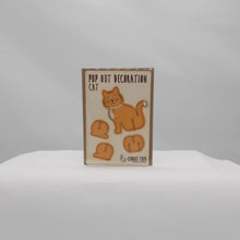 Load image into Gallery viewer, Pop out ginger cat card
