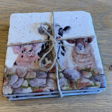 Load image into Gallery viewer, Kensington Collection - farmyard animals coasters x 2
