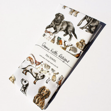 Load image into Gallery viewer, Lots of dogs tea towel
